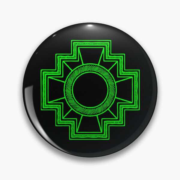 Item preview, Chakana fluorescent green lines designed and sold by Betuzo.