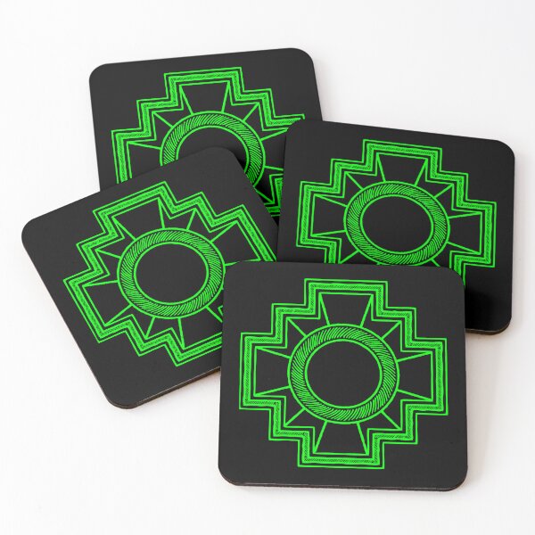 Item preview, Chakana fluorescent green lines designed and sold by Betuzo.