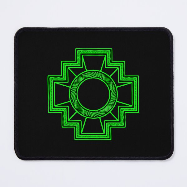 Item preview, Chakana fluorescent green lines designed and sold by Betuzo.