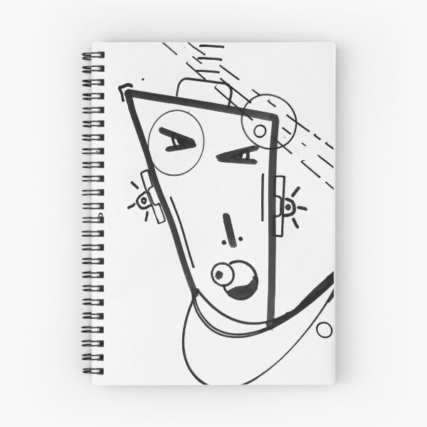 Item preview, Big Retro Head 1 by Tin Toy Killer Original Abstract Art designed and sold by ElektricTea.