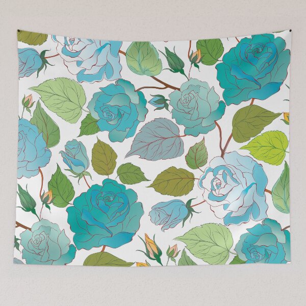 Item preview, Watercolour Blue Roses designed and sold by B & K     Store.
