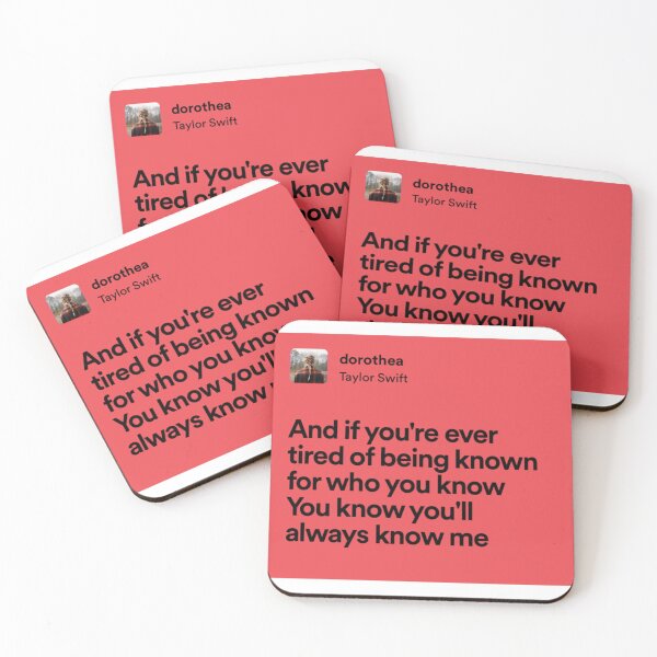 Item preview, taylor swift dorothea lyrics designed and sold by surehan.