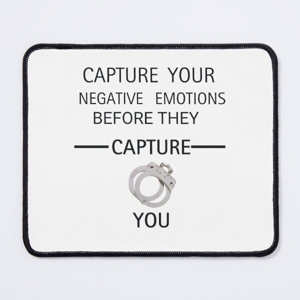 Item preview, Copy of don't let negative feelings capture you designed and sold by Fletch8888.