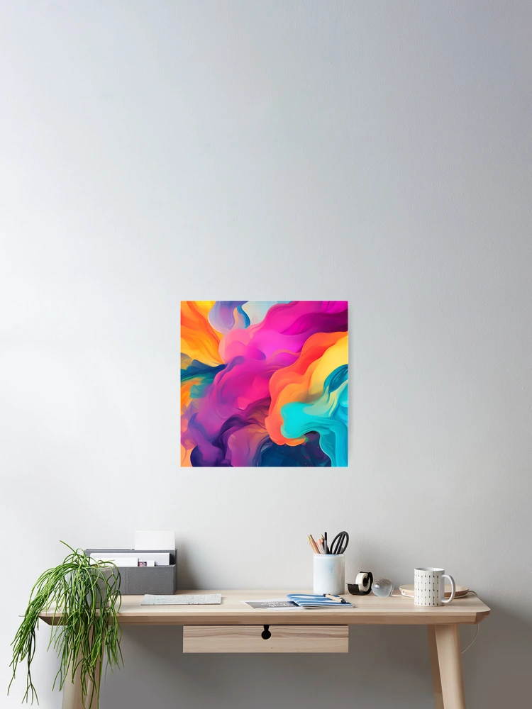 Thumbnail 2 of 3, Poster, Chromatic Explosion designed and sold by RokansDesign.