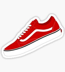 Vans - Red / White Sticker