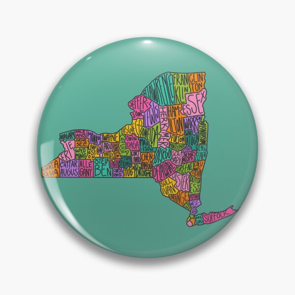 Item preview, New York State Counties designed and sold by OctagonGlasses.