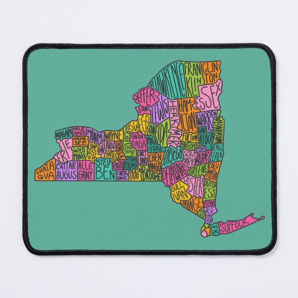 Item preview, New York State Counties designed and sold by OctagonGlasses.