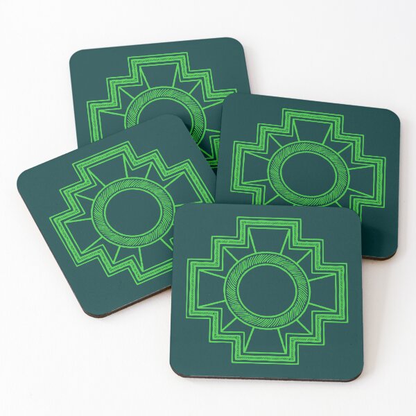 Item preview, Chakana spring green lines designed and sold by Betuzo.