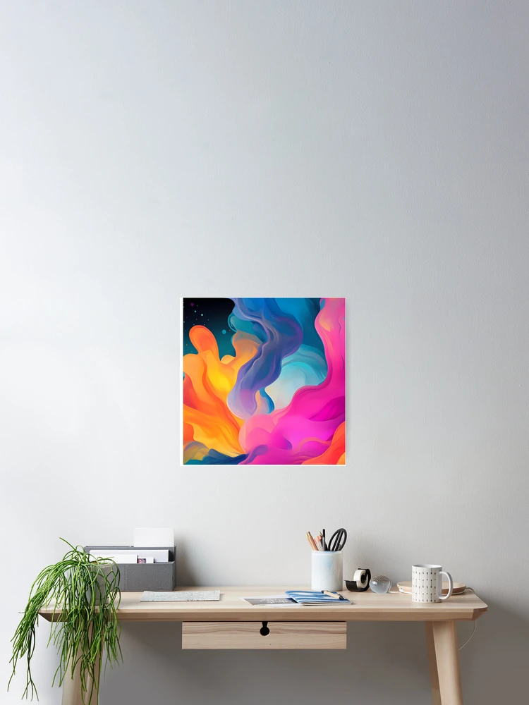 Thumbnail 2 of 3, Poster, Chromatic Wave designed and sold by RokansDesign.