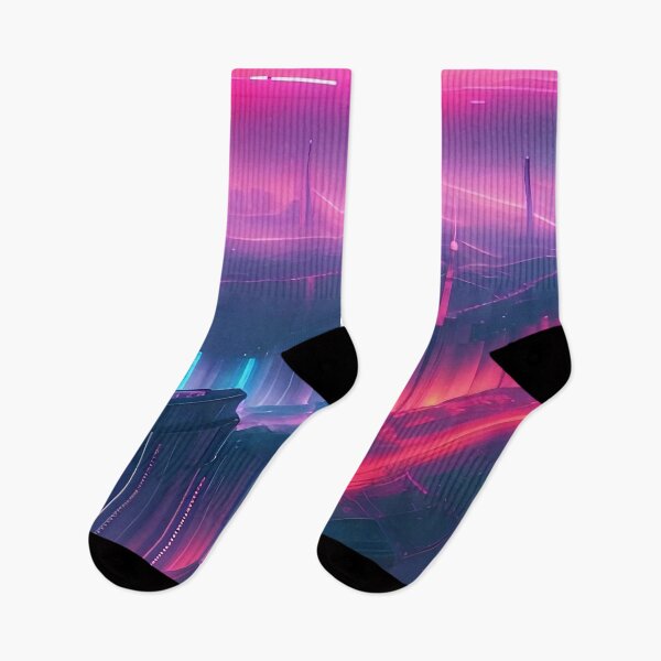 Item preview, Futuristic cityscape under neon lights, atmospheric, mysterious ambiance. designed and sold by ArtComixHaven.