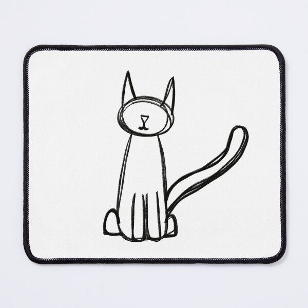 Item preview, Rough Sketch Cat designed and sold by ltrlettering.