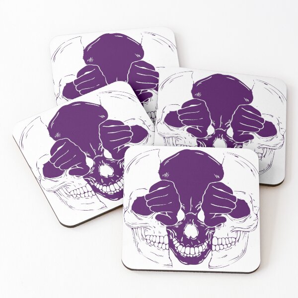 Item preview, Purple skull designed and sold by crasti.