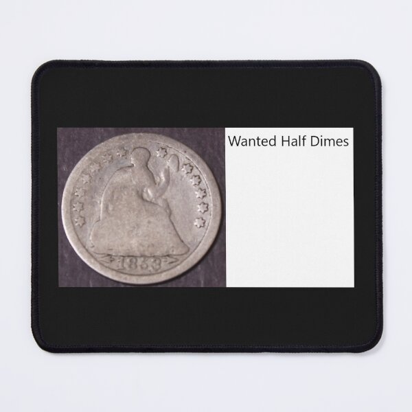 Item preview, Wanted Half Dimes   designed and sold by coinsxcrochet.