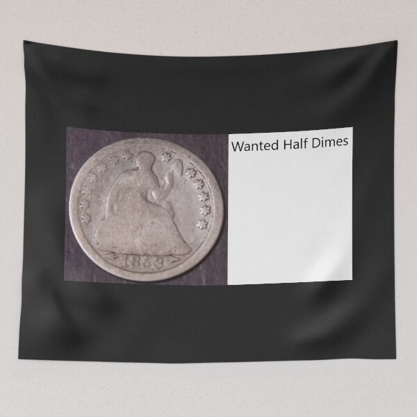 Item preview, Wanted Half Dimes   designed and sold by coinsxcrochet.
