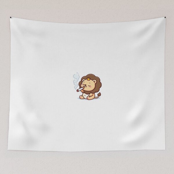 Item preview, Cigarette-smoking lion designed and sold by Kenji11.