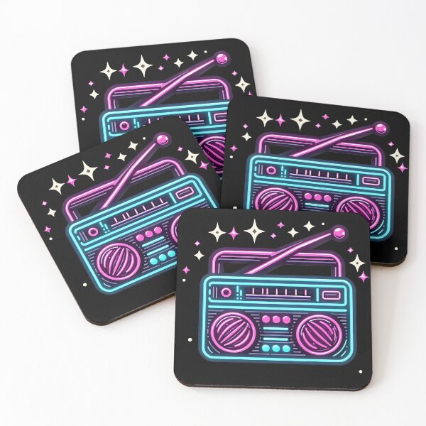 Item preview, Neon Boombox Radio designed and sold by DianaSadGirl.