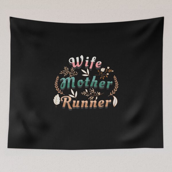 Item preview, Wife Mother Runner  designed and sold by retrorascal.