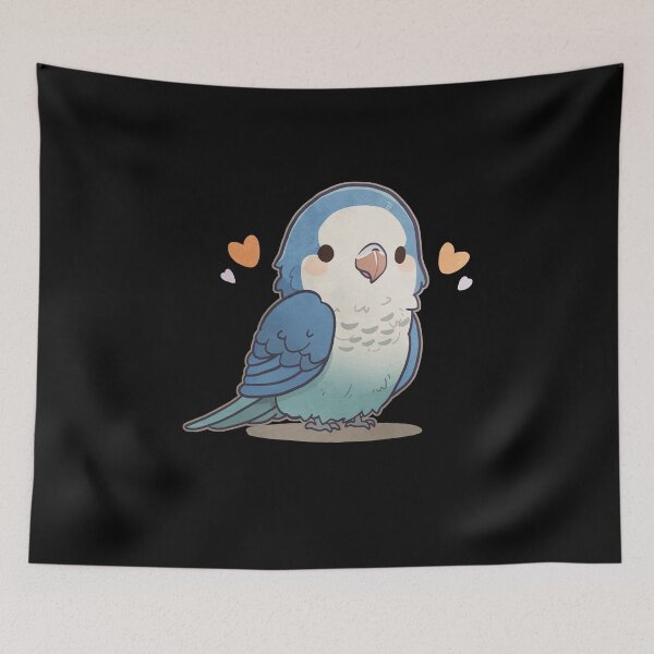 Item preview, Blue Quaker Parrot designed and sold by Clara Hollins.