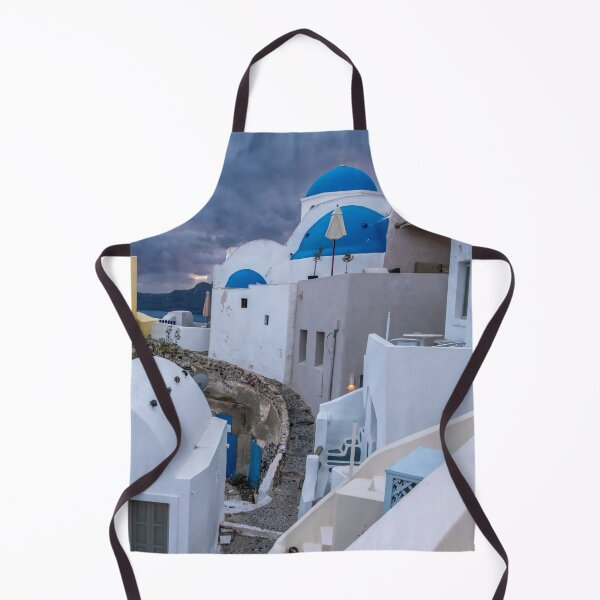 Item preview, Santorini Sunset with clouds designed and sold by SafariByMarisa.