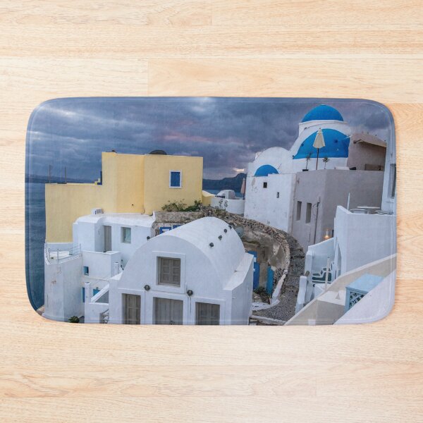Item preview, Santorini Sunset with clouds designed and sold by SafariByMarisa.