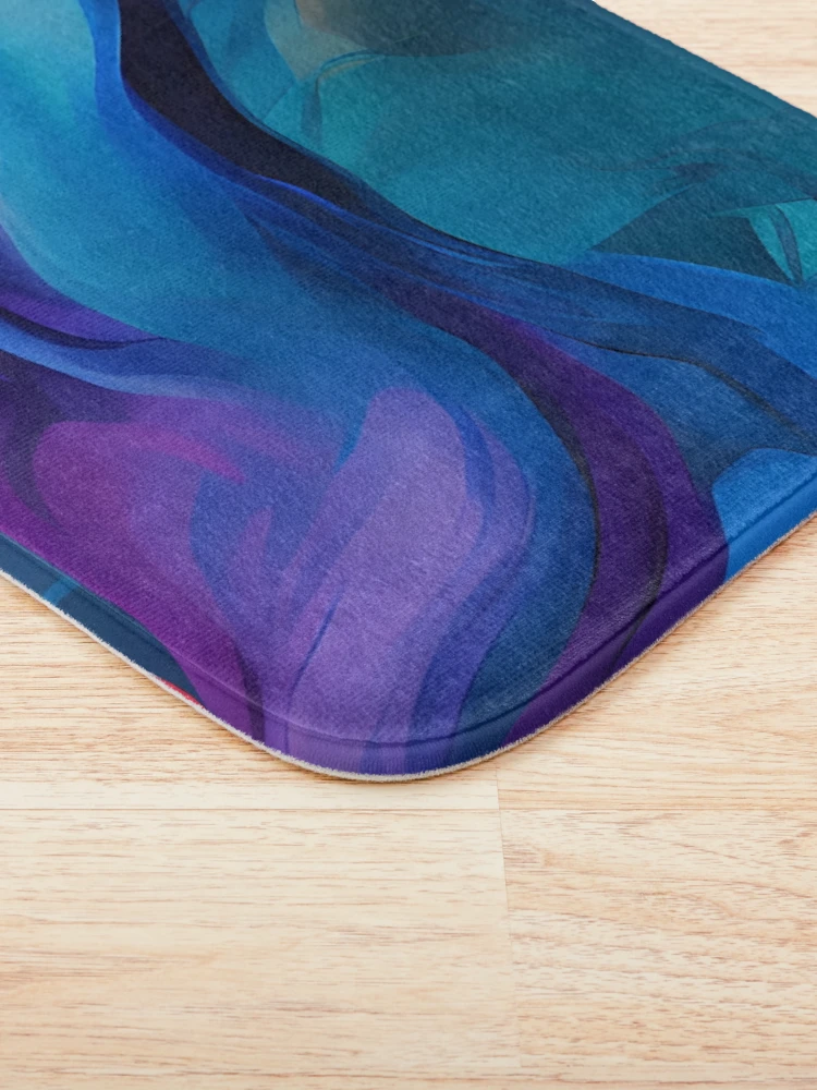 Thumbnail 3 of 6, Bath Mat, Luminous Spectrum designed and sold by RokansDesign.