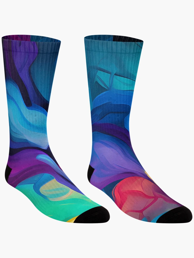Thumbnail 3 of 5, Socks, Luminous Spectrum designed and sold by RokansDesign.
