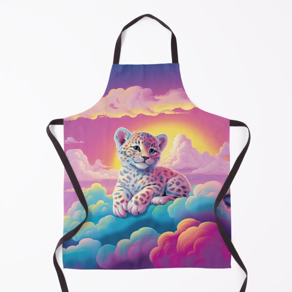 Item preview, Mystical Mountains: Y2K Rainbow Snow Leopard Apparel and Accessories - Roar into Whimsical Wilderness! designed and sold by ChromaKins.