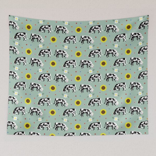 Item preview, Pixel Cows designed and sold by Hannah Dowell.