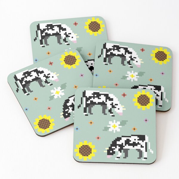 Item preview, Pixel Cows designed and sold by Hannah Dowell.