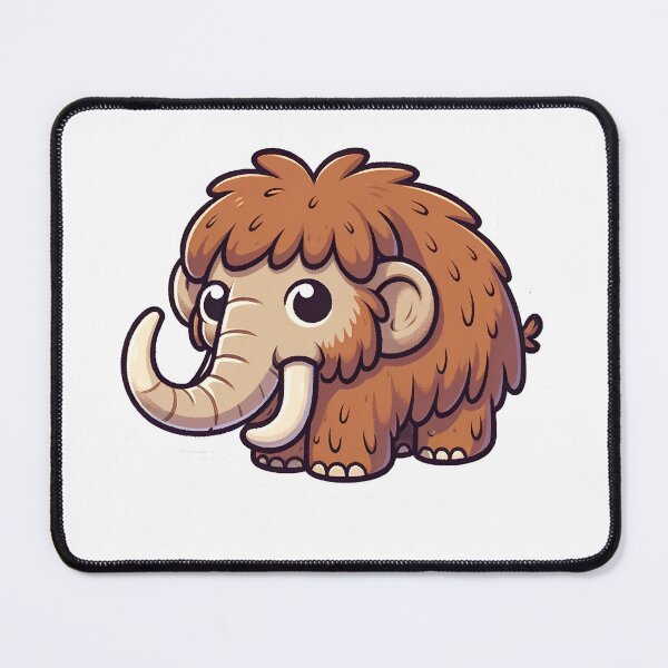 Item preview, Cute Woolly Mammoth Sticker designed and sold by scons1234.