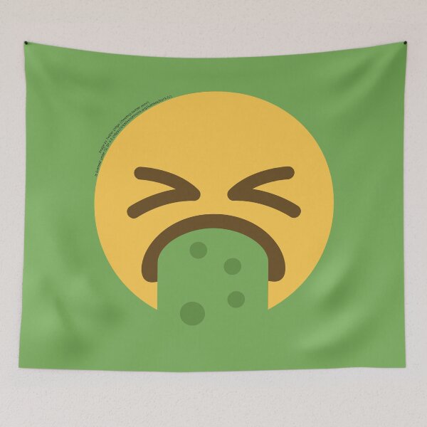 Item preview, Face Vomiting Emoji designed and sold by VeryRandomShop.