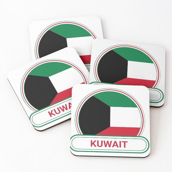 Item preview, Kuwait Country Badge - Kuwait Flag designed and sold by chrisrivait.