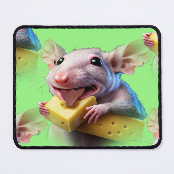 Item preview, A Hungry Rat Eats Swiss Cheese designed and sold by kristalcurt.