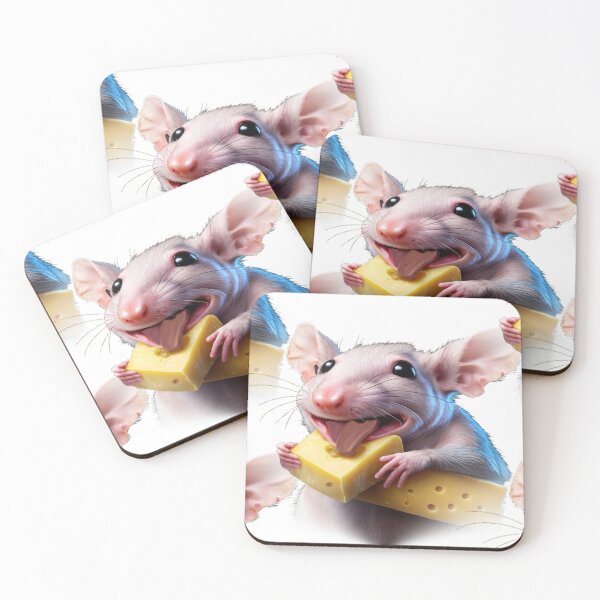 Item preview, A Hungry Rat Eats Swiss Cheese designed and sold by kristalcurt.