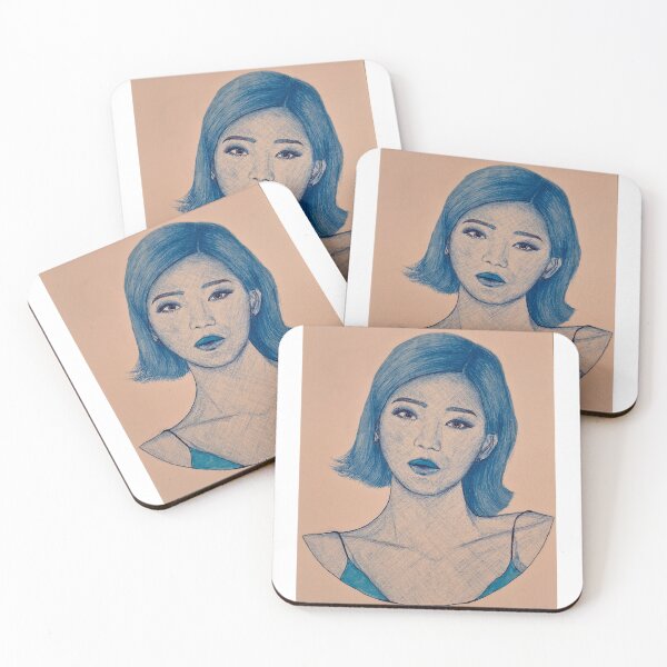 Item preview, Blue Pen Portrait designed and sold by melikeylnzr.