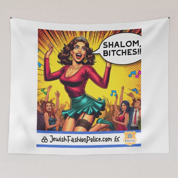 Artikelvorschau, Shalom, Schlampen! entworfen und verkauft von Jewish Fashion Police.