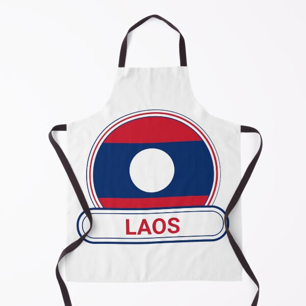 Item preview, Lao People's Democratic Republic - Laos Country Badge - Laos Flag designed and sold by chrisrivait.