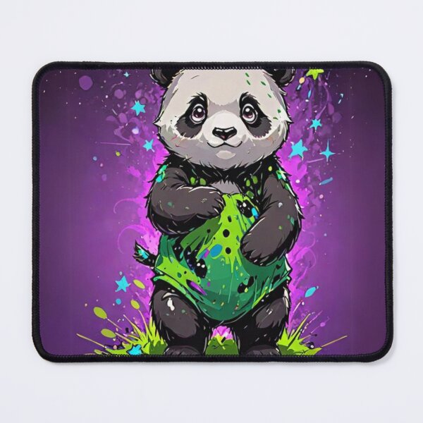 Item preview, Cute Purple Panda with Stars Around Her. designed and sold by artlife709.