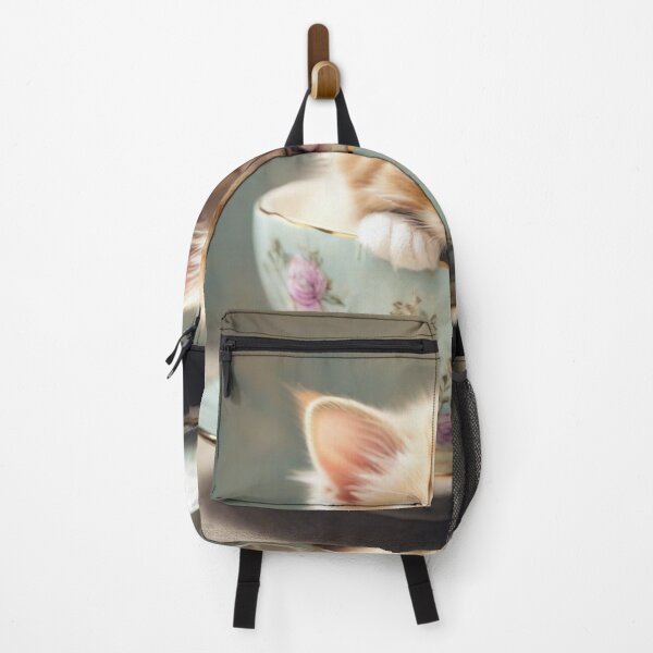 Item preview, Cute kitty in teacup designed and sold by Mystical Widget Productions.