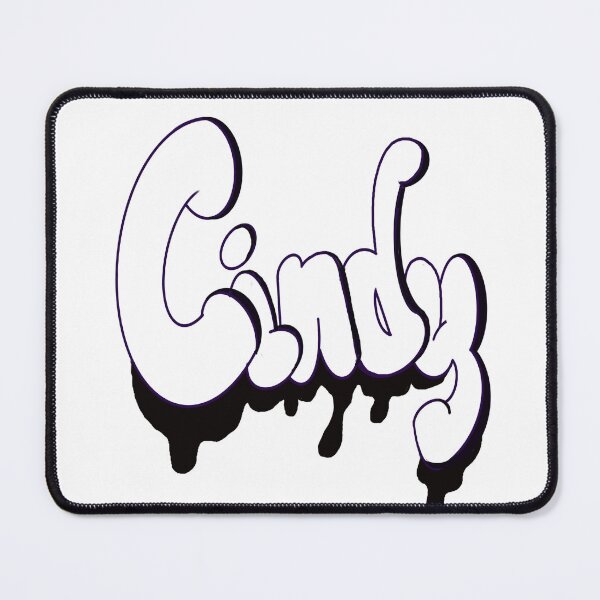 Item preview, Top 10 best personalised gifts Cindy white black drips personalised personalized  custom name Cindy designed and sold by Artonmytee.