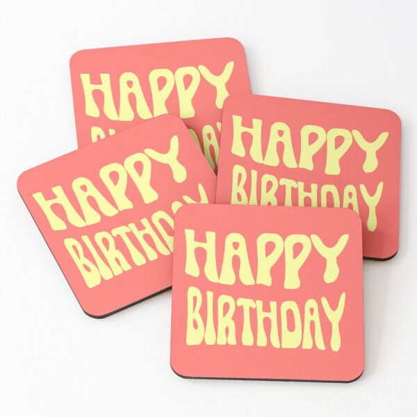 Item preview, Happy birthday vibrant and groovy designed and sold by AcuarelasCA.