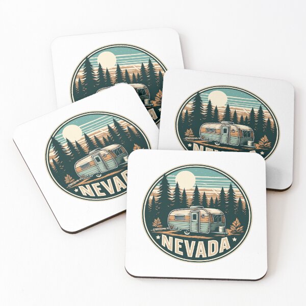 Item preview, Retro Camping in Nevada's Great Outdoors designed and sold by TKsTees.