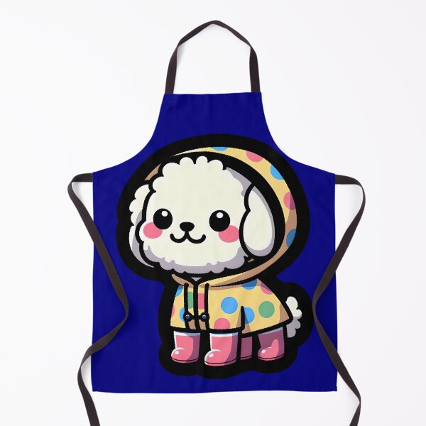 Item preview, Dog wearing raincoat and rainboots designed and sold by StickaTime.