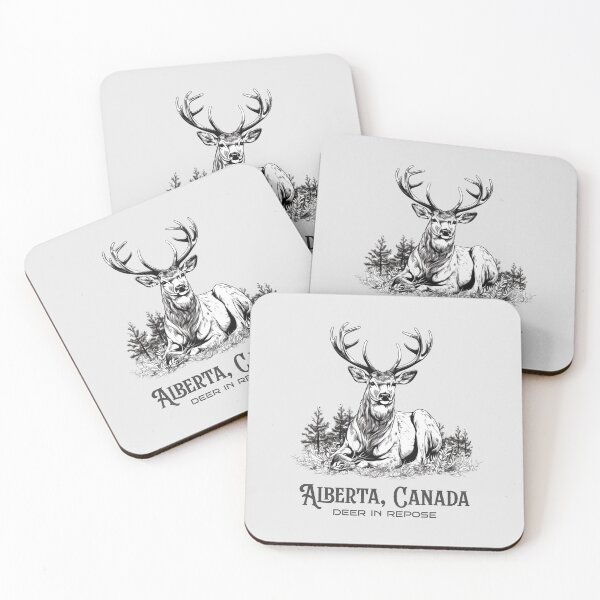 Item preview, ALBERTA UNTAMED: DEER IN REPOSE designed and sold by kcaandwu.