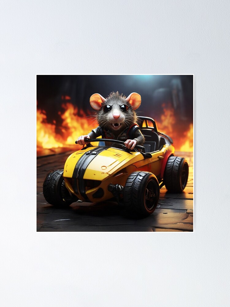 Thumbnail 1 of 3, Poster, Racing Rats 15 designed and sold by degworld.