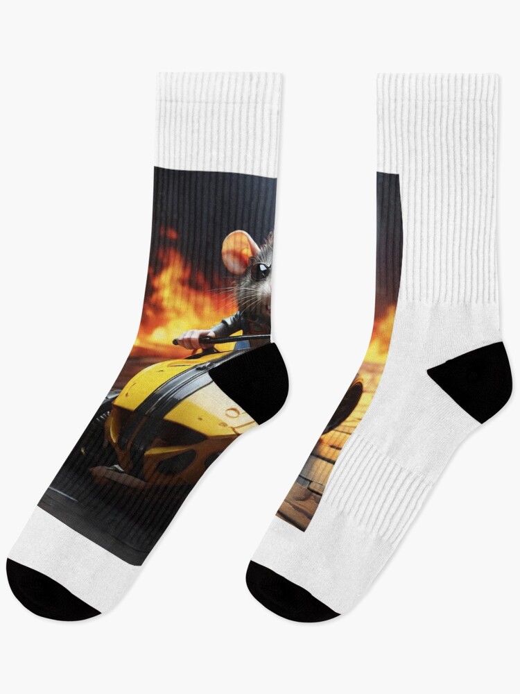 Thumbnail 1 of 5, Socks, Racing Rats 15 designed and sold by degworld.