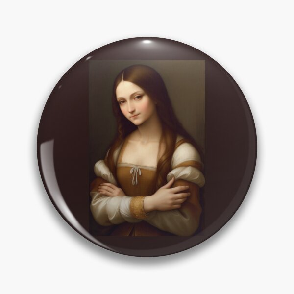 Item preview, Arms Folded Young Mona Lisa designed and sold by TheDarkWardrobe.
