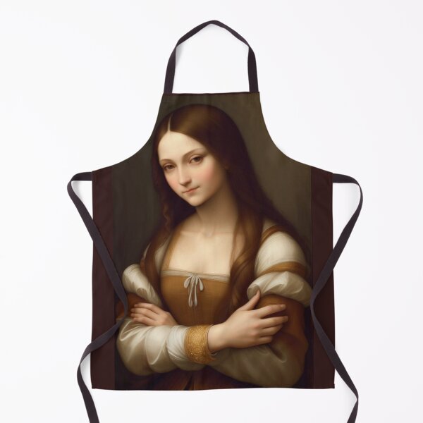 Item preview, Arms Folded Young Mona Lisa designed and sold by TheDarkWardrobe.