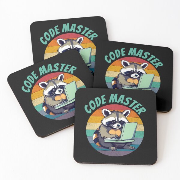 Item preview, Funny raccoon coding on computer. Funny Programming coding quote. designed and sold by Unitepeople.