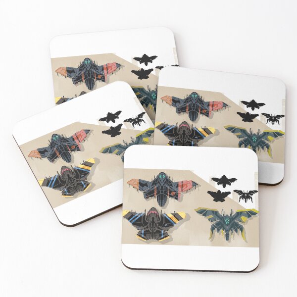 Item preview, Moth Starships- Aesthetic Space Ship Designs designed and sold by Nair-Design.